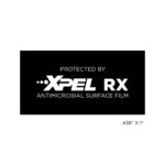 XPEL RX Sticker - Black with White Text