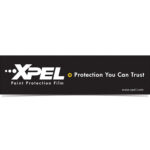 Black XPEL Banner - 2x8